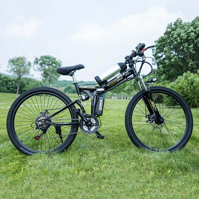 26 дюймов Электрический велосипед 36v 10.8 AH литиевая батарея Электрический горный велосипед мотором 350W Складная ebike мощный Электрический велосипед