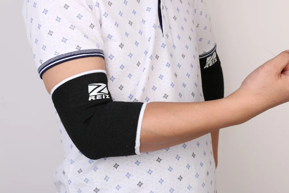 2PCS Nylon Elastic Elbow Brace Sports Safety Sleeve Elbow Pads for