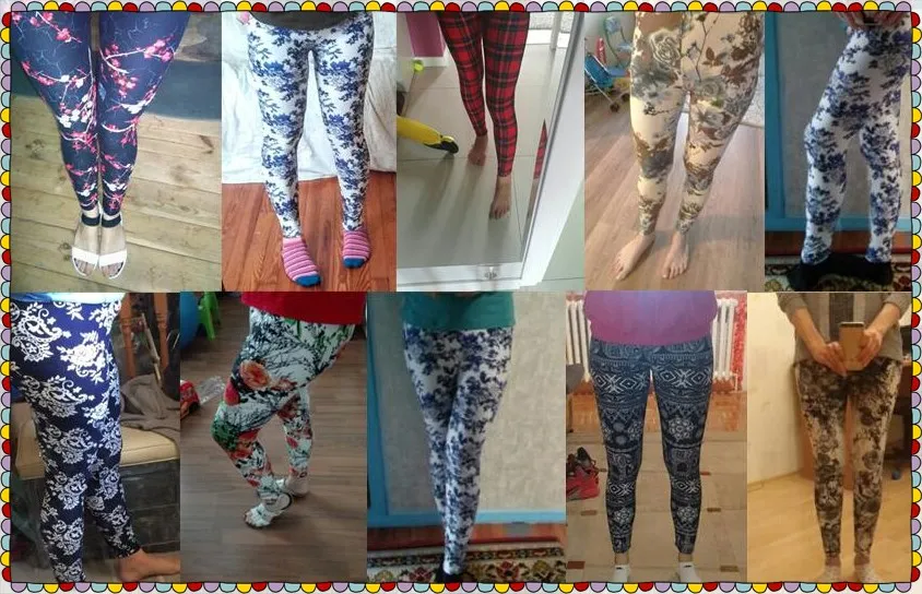 leggings for women Hot New Spring Legging National Ethnic Style Retro Graffiti Paintings Printing Flowers Trousers Printed High Elasticity Leggings leggins