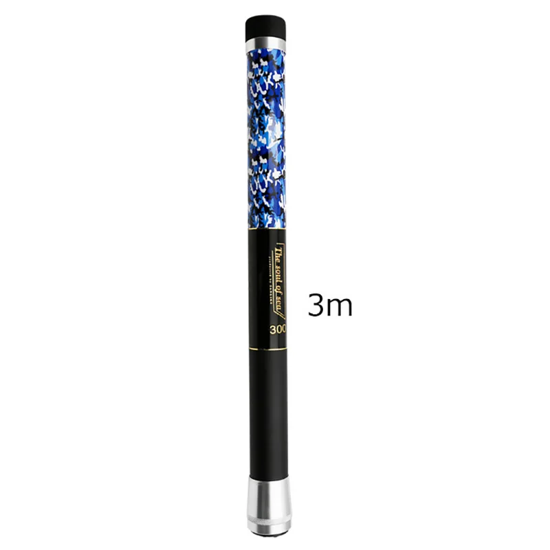 

3M Retractable Fishing Landing Net Carbon Rod Long Handle for Fish Catching Landing Nets Gear