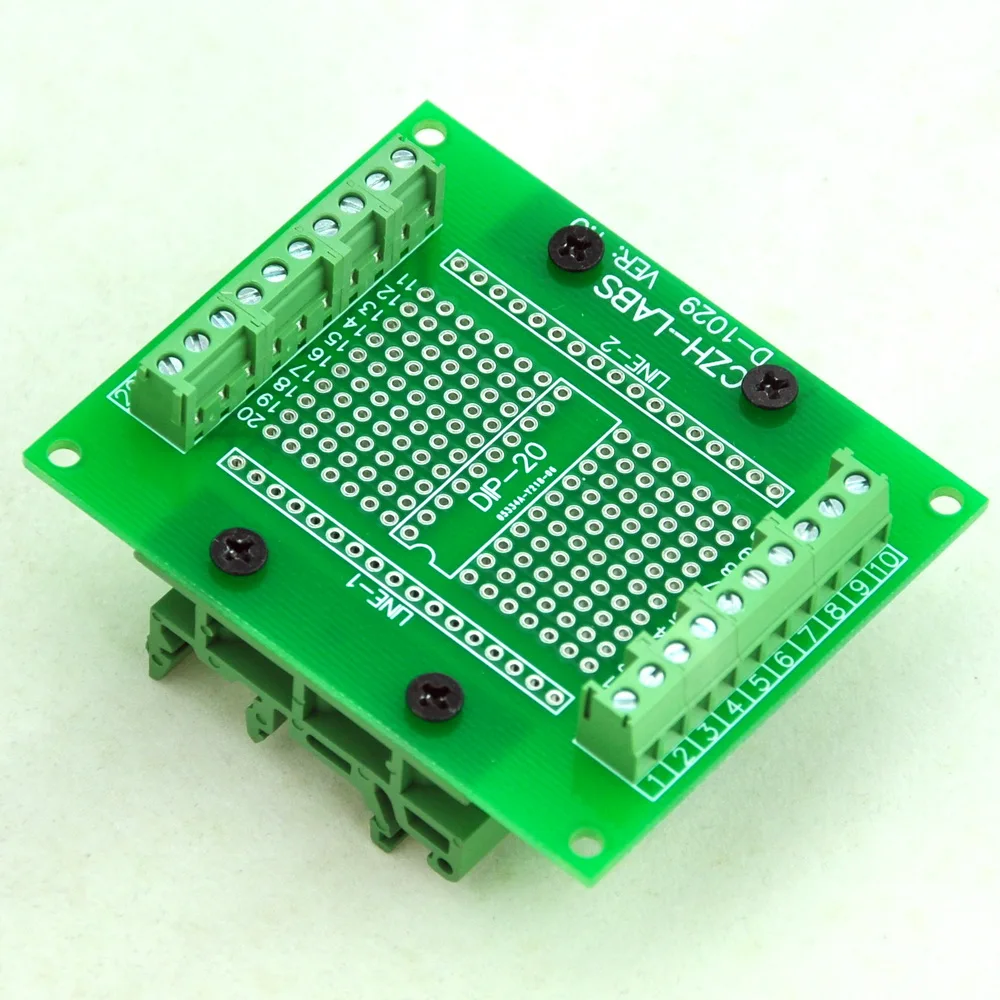 Dip 20 Componente Para Aparafusar O Pwb Do Adaptador Terminal Com O Dip 20 componente para aparafusar o pwb do adaptador terminal com o