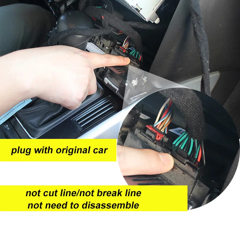 Perfect 2019 Car Apple CarPlay Android Auto Wireless Decoder for Audi Q3 MMI 2013-2018 Original Screen Reverse image Retrofit Kit 3