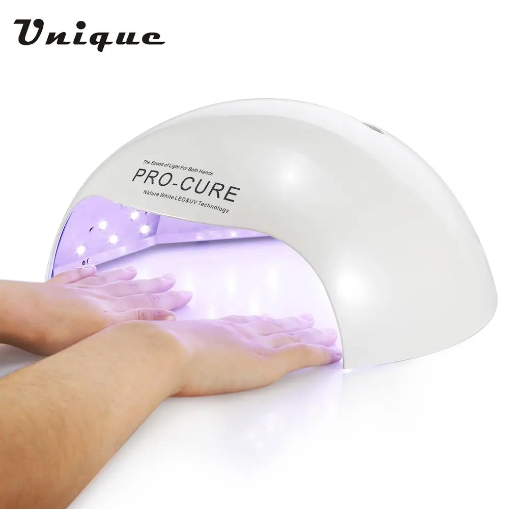 

Plus Dual UV Led Lamp Nail Dryer For All Types Gel 54Leds UV Lamp Nail Machine 30s/60s/99s Timer Smart Nail Drying Machine