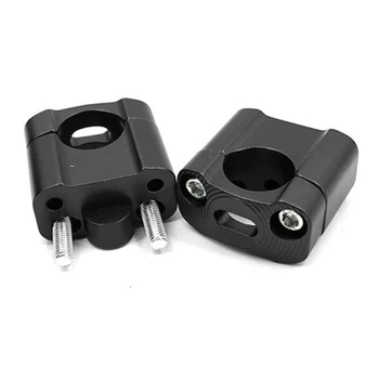 

ATVs Handle Bar Risers Clamps CNC Aluminium Alloy Dirt Bikes Black Motorcycle
