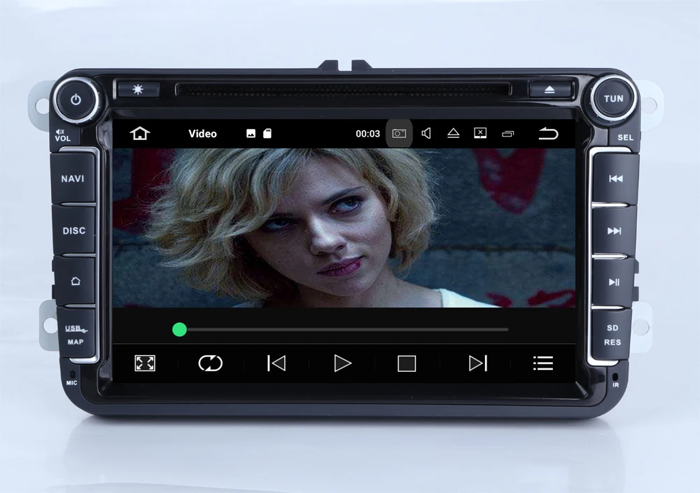 Sale HIRIOT Car Android 7.1 Navigation Car DVD GPS Player For Volkswagen VW POLO GOLF JETTA PASSAT CC TIGUAN TOURAN RADIO BT WIFI MAP 3