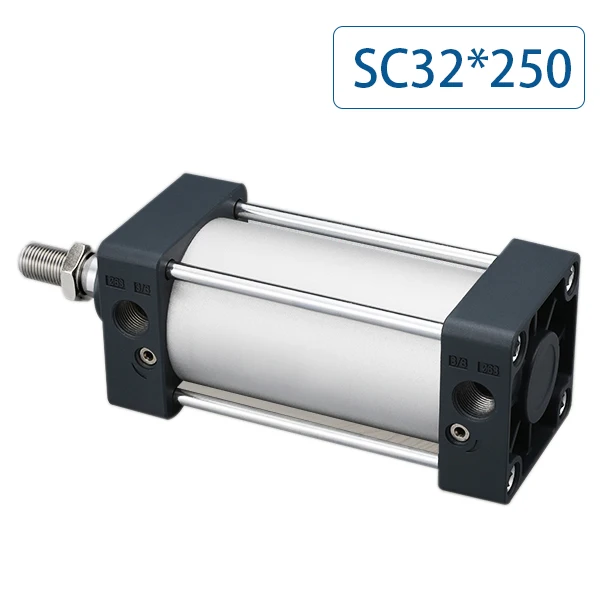 

Optional magnet SC32x250 standard air cylinder free shipping, Bore 32mm, stroke 250mm, double acting pneumatic cylinder SC32*250