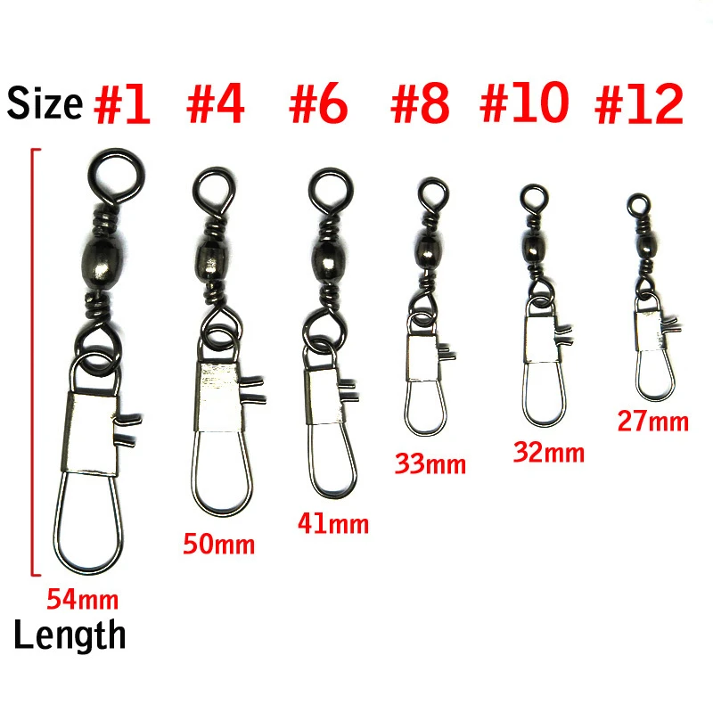 Buy 50pcs/lot Brass Barrel fishing Rolling Swivel with