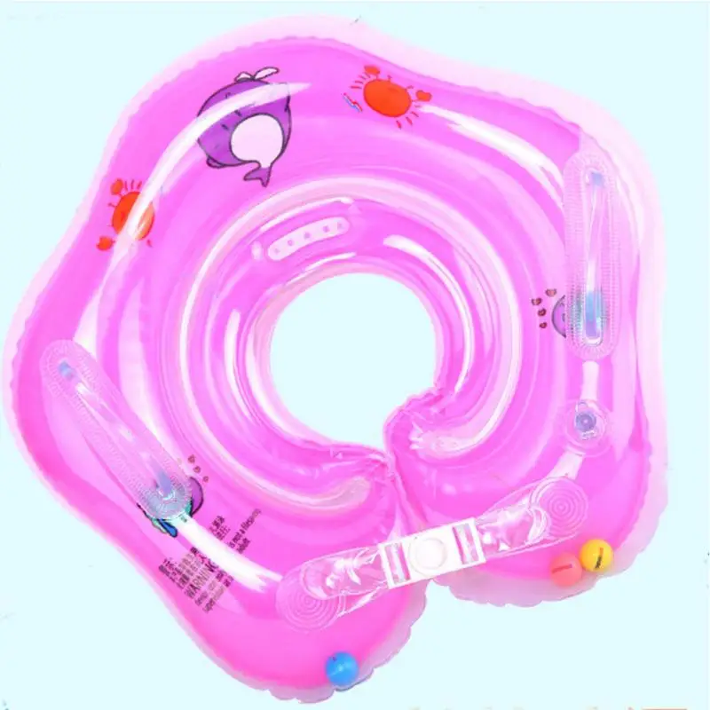 

Baby Swimming Neck Float Inflatable Adjustable Ring Safety Swimming Ring for Kids Swim Pool Accessories 4 Colors for Choice #11
