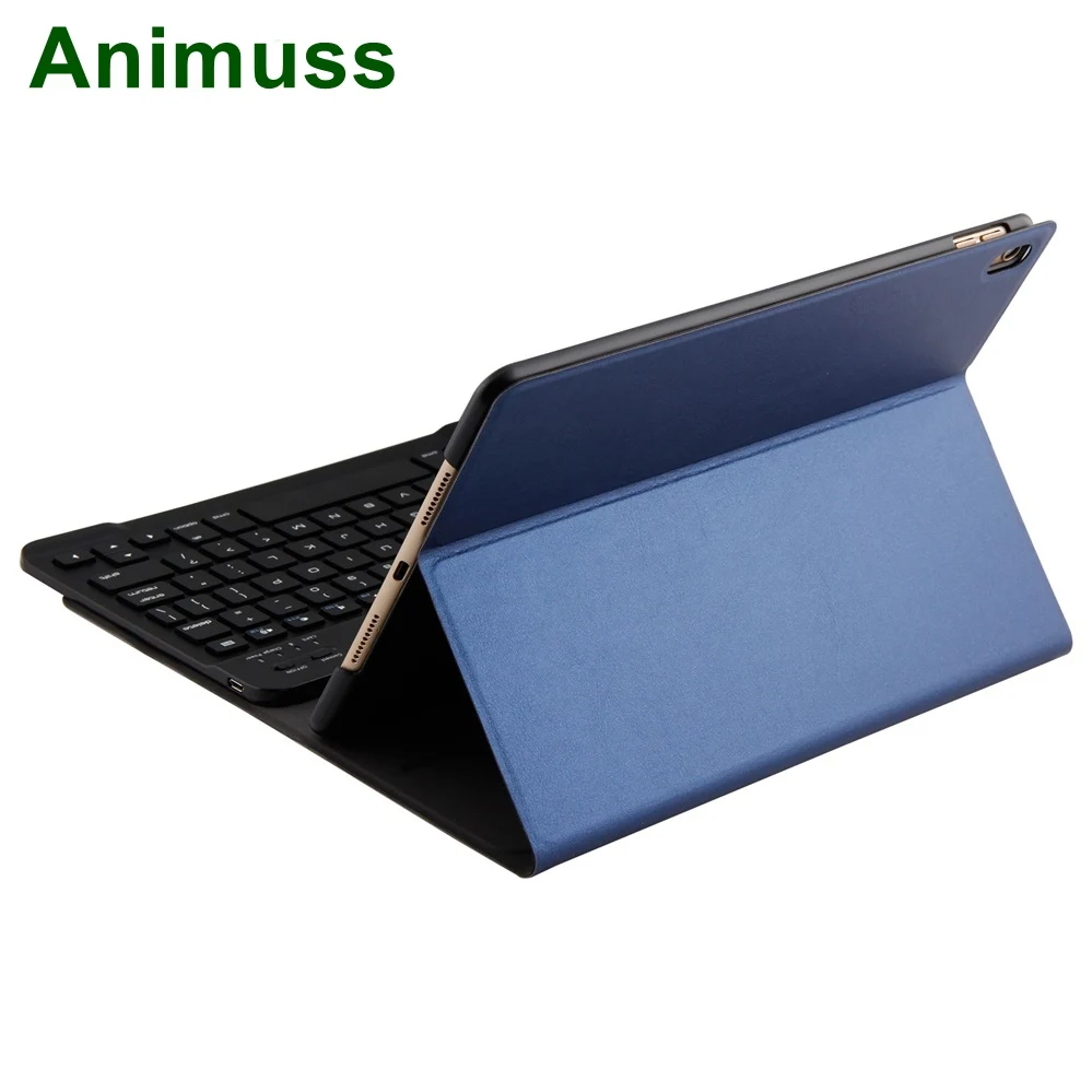 

Animuss 7 Colors Backlit Removable Wireless Keyboard For iPad 5th / 6th / Air / Air 2 / Pro 9.7 Keyboard Case 9.7 PU Leather