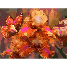 Цифровая картина маслом Бабочка танец мечта живопись по номерам уникальный подарок украшение дома