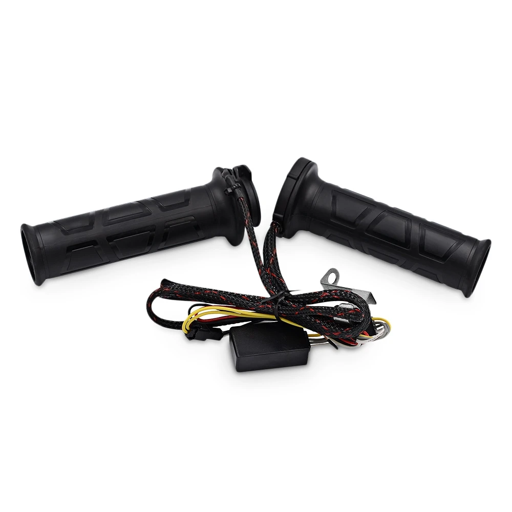 VicTsing Motorcycle Handlebar Grips 22mm Heated Hand Grips 22mm Universal Motocross Handlebar for Yamaha for Harley Toyota Honda (6)