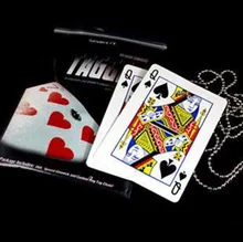 Tagged Necklace Knot Find Card with magic trick magic prop close up magic 400magic