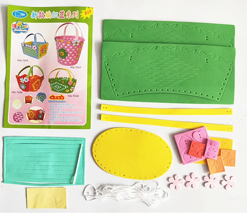 Jardim de Infância Happyxuan Projetos Lote Crianças Faça Você Mesmo Art Craft Kits Grupo Brinquedo Educativo Espuma Eva Adesivos Artesanal Criativa Meninas Presente 8 - 7 Happyxuan 8 projetos lote Crianças DIY Art