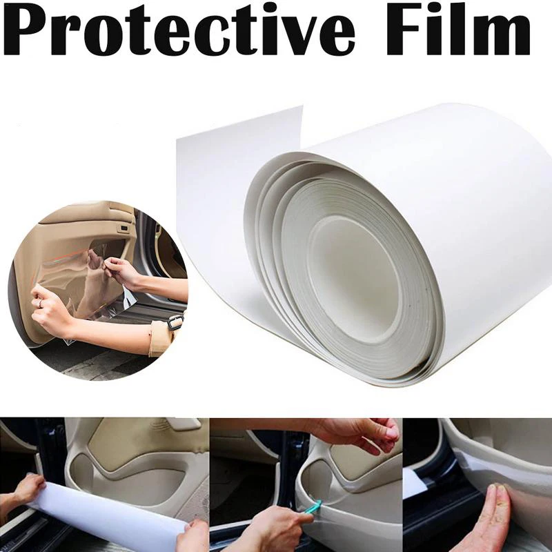 

Rhino Skin Protective Film Car Bumper Hood Paint Protection Sticker Anti Scratch Clear Transparence Film for ford bmw vw audi