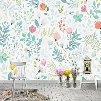 

Custom Mural Wallpaper European Style Flowers Wall Painting Living Room Bedroom Romantic Home Decor Wall Papers Papel De Parede