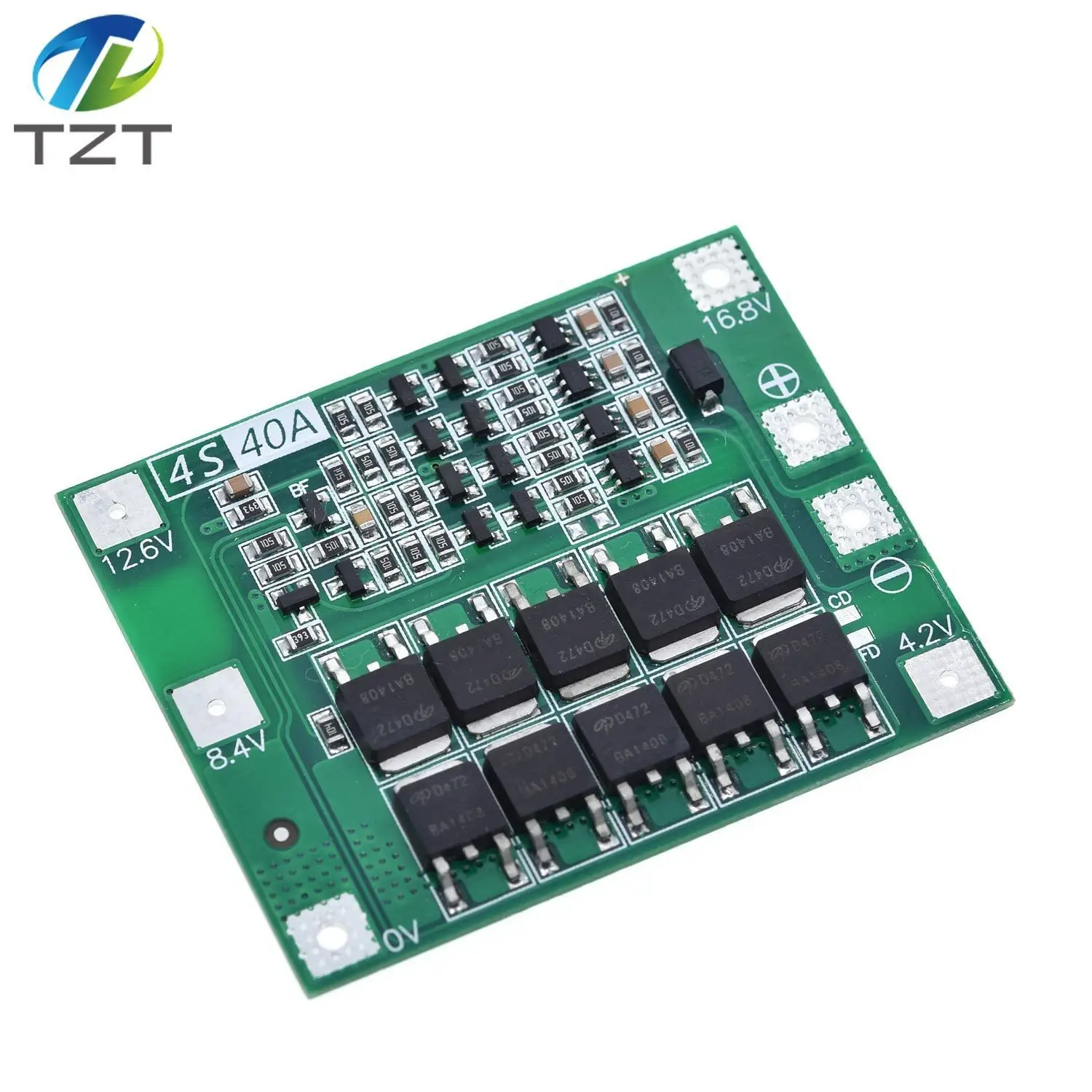 TZT 4S 40A литий-ионная литиевая батарея 18650 зарядное устройство PCB BMS Защитная плата для электродвигателя 14,8 V 16,8 V Lipo модуль ячейки