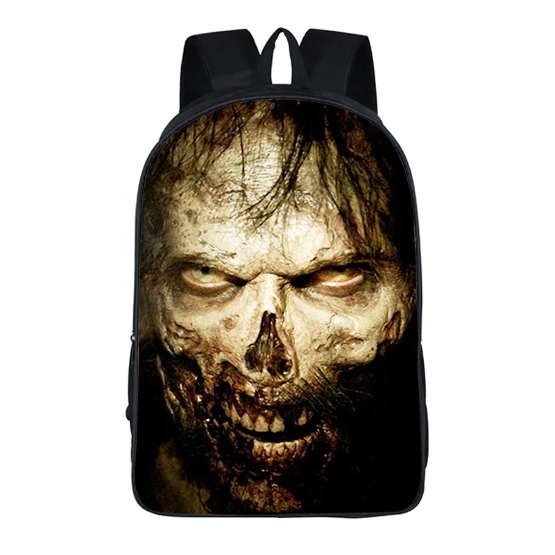 

The Walking Dead prints Backpack Students School Bag For Girls Boys Rucksack mochila customize Halloween gift