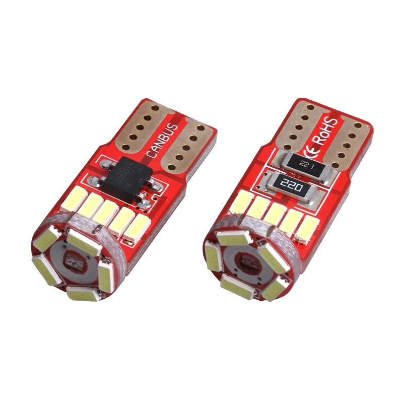 

2pcs Canbus LED T10 W5W 168 194 4014 SMD 15 Led Car Auto Lights Parking Clearance Lamp Bulb No Error Interior Bulb car light