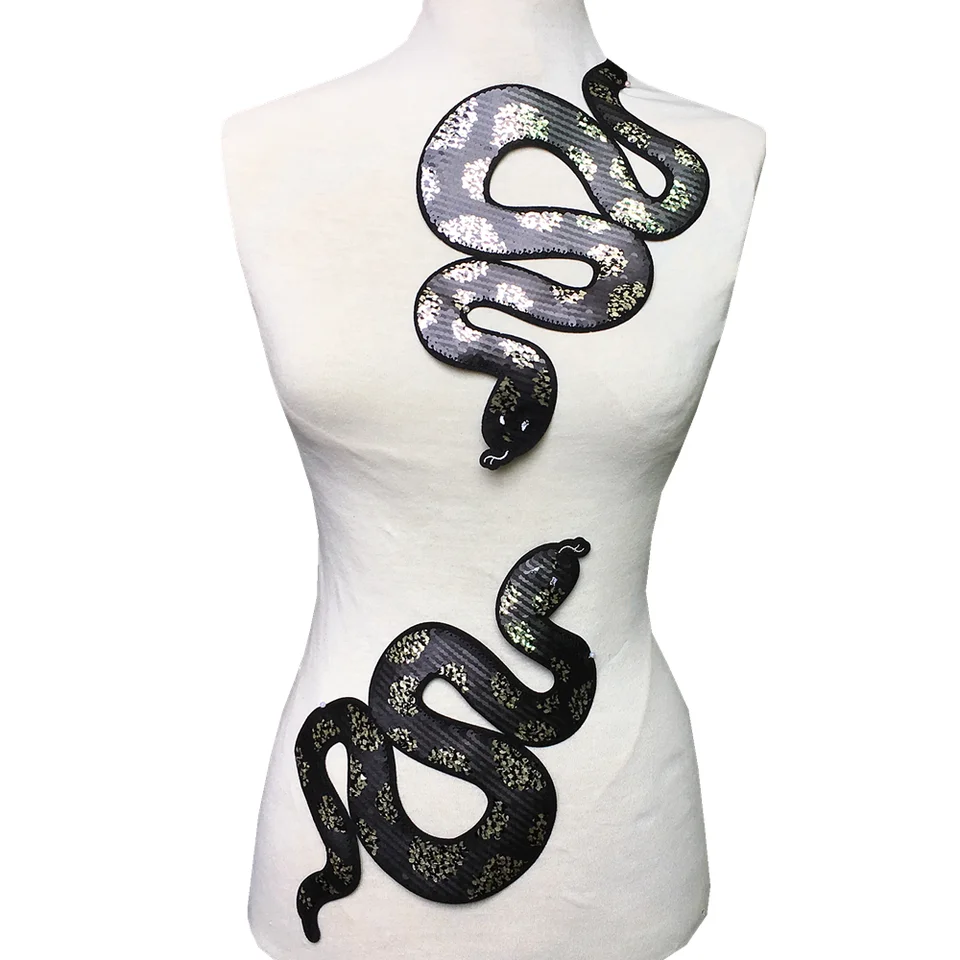 reversible sequin snake
