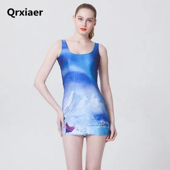 

Qrxiaer Cartoon Frozen Dress Elsa Costumes Princess Anna Dress for Girls Party Women Girls Clothing Cool Slim Fitness Dresses