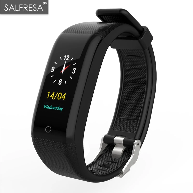 

SALFRESA Smart Band Color Screen Bracelet Watch Waterproof IP68 Pedometer Sport Heart Rate Monitor Fitness Bracelet Tracker