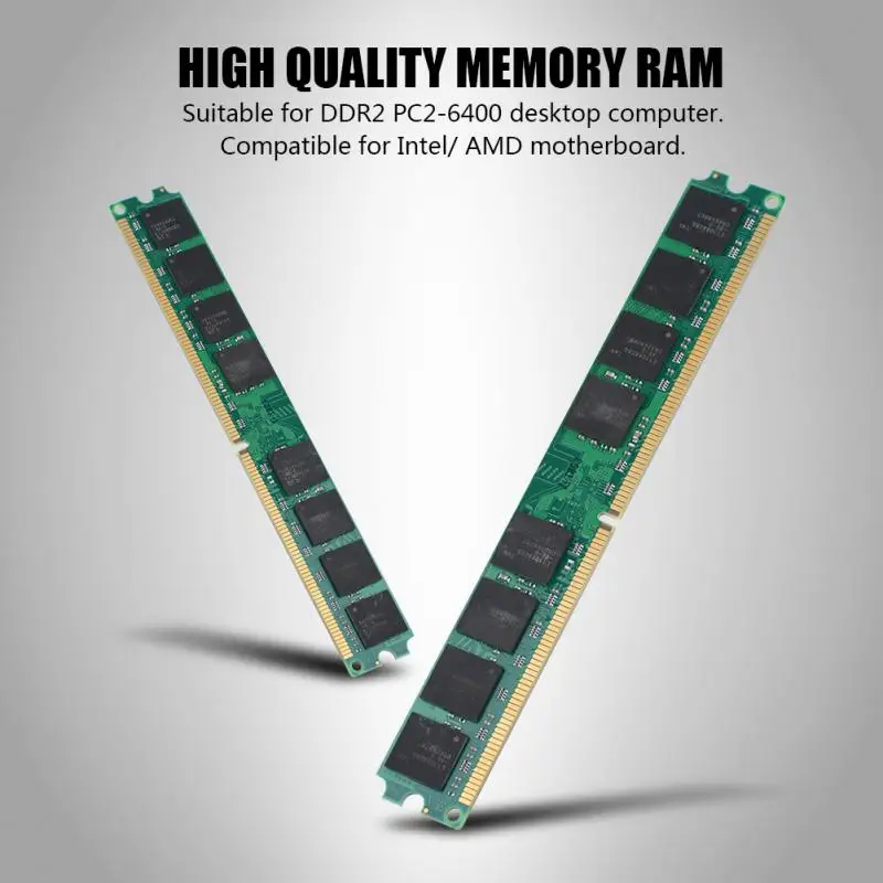 DDR2 2G 800MHz PC2-6400 память ПК Ram 240Pin плата модуля совместима с Intel