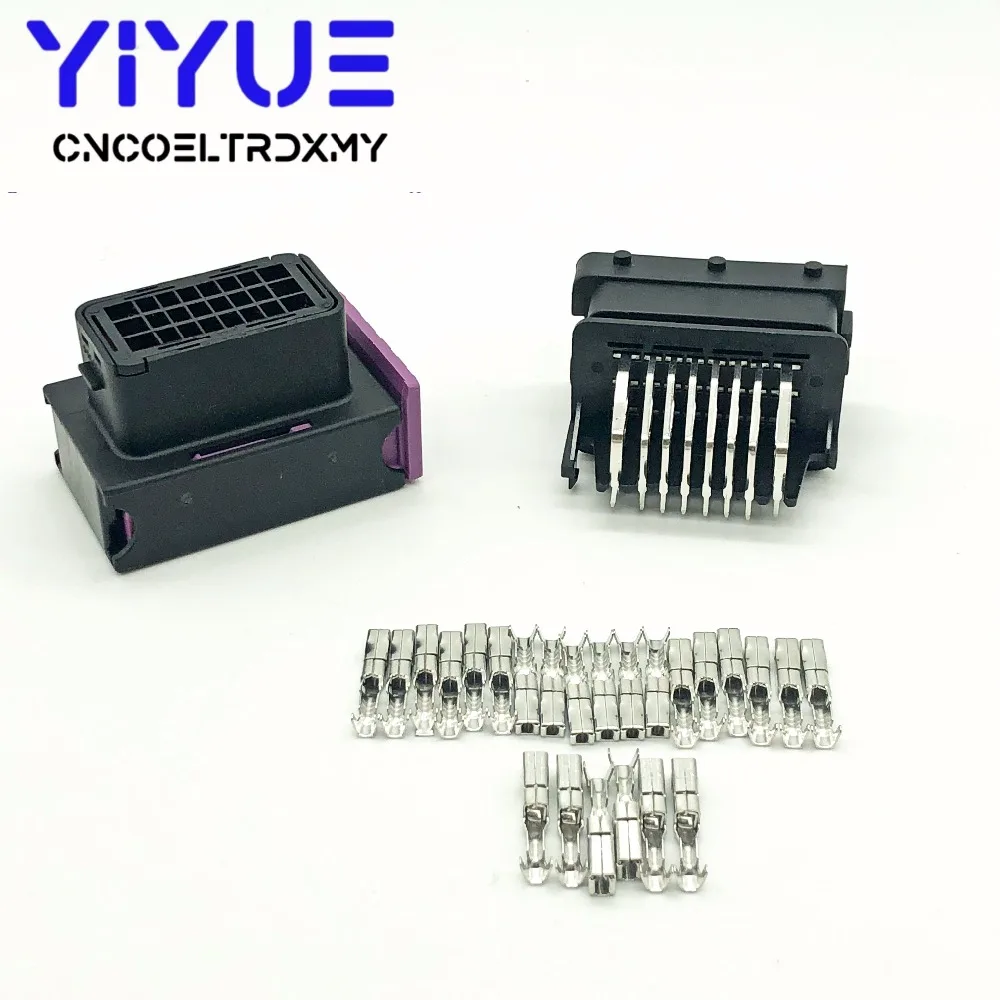 FCI ECU Connector 24 Pin 24 Way Male And Female automotive Housing Sealed Connectors Plug Socket 211PC249S8005 (2)