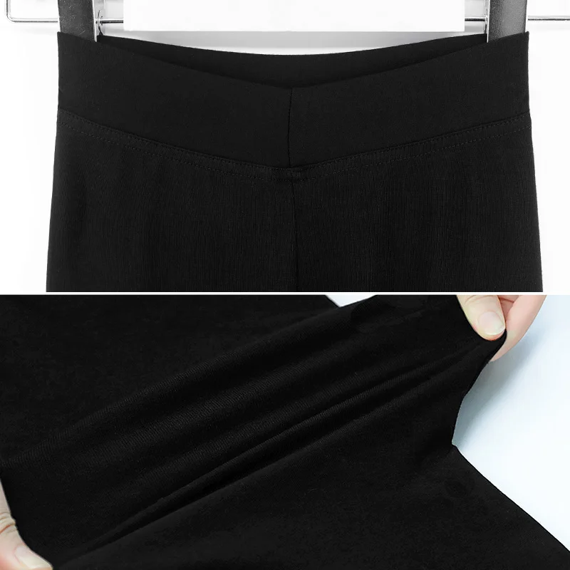Girls Casual Black Pants Flare Trouser Cotton Gymnastics Fitness Ballet Dance Pants For Children ballet pants