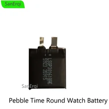 Для Pebble время круглые часы батарея, батарейка, аккумулятор 58 мАч 3,8 в Bateria