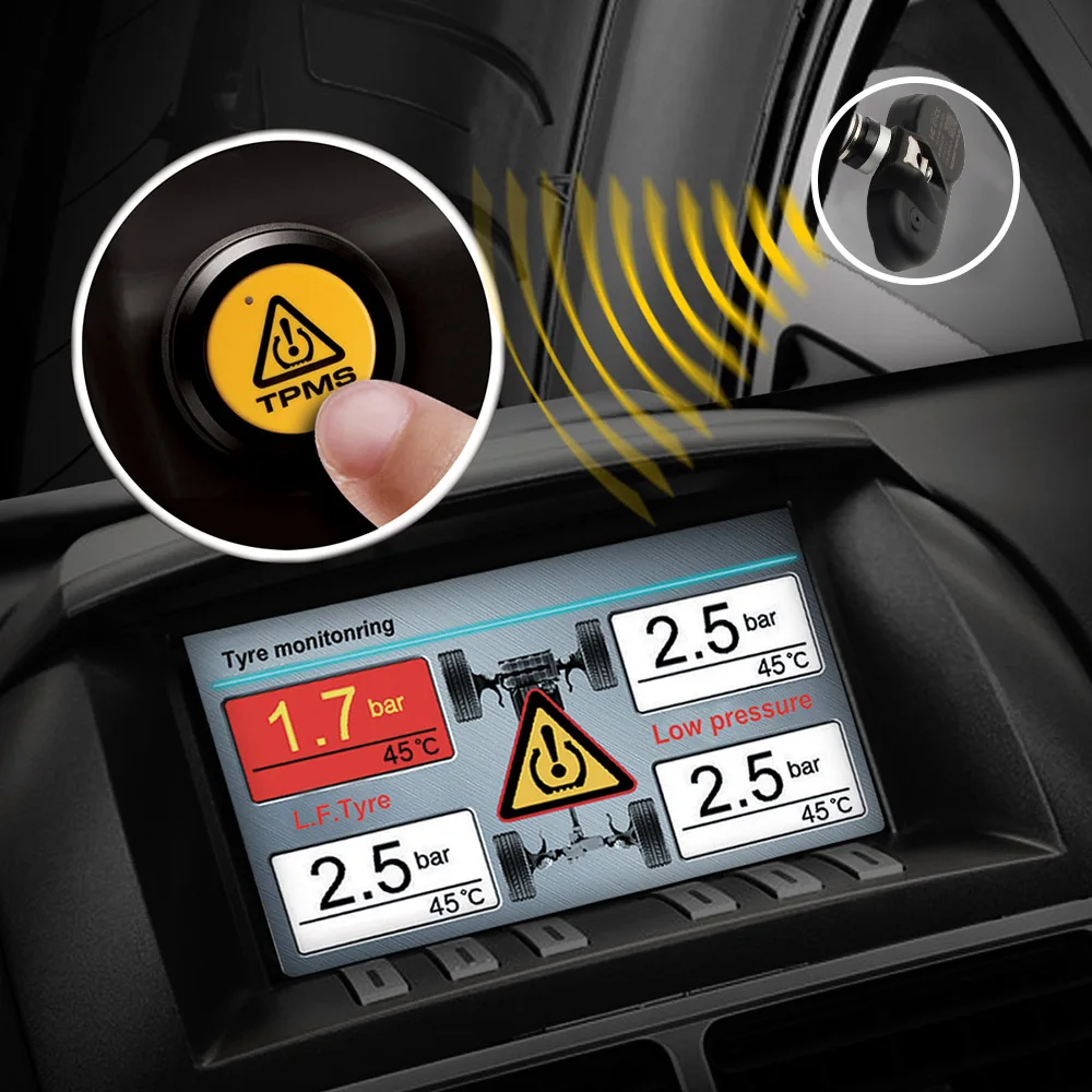 Steelmate TP 05 Tire Pressure Monitoring System font b TPMS b font for in dash A
