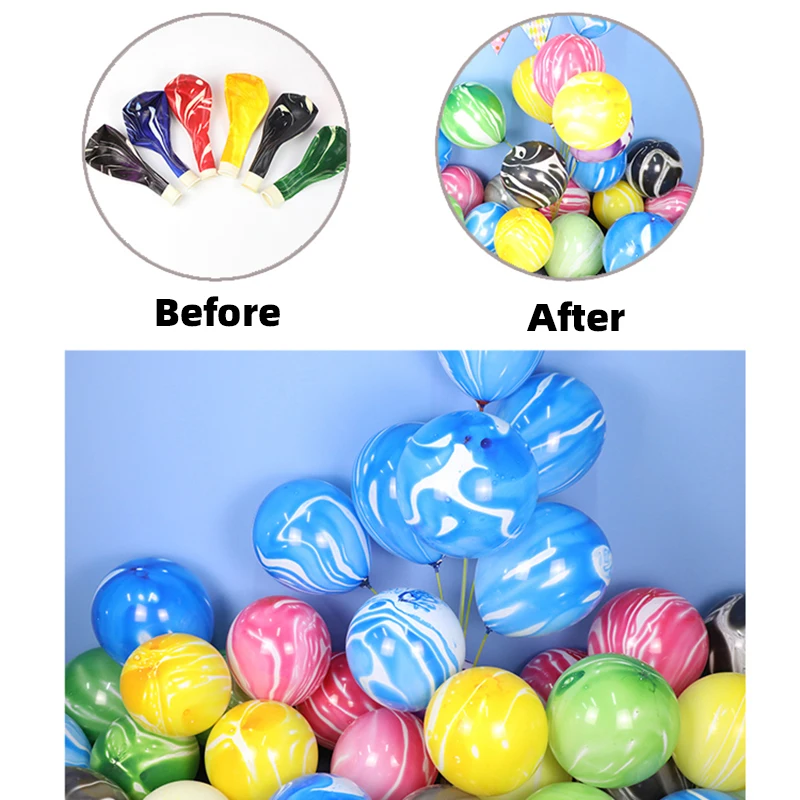 Цветные латексные шары с агатом, 10 шт., толстые, 12 дюймов, цветные мраморные шары с облаками, принадлежности для детского душа, вечерние, декор JL0040