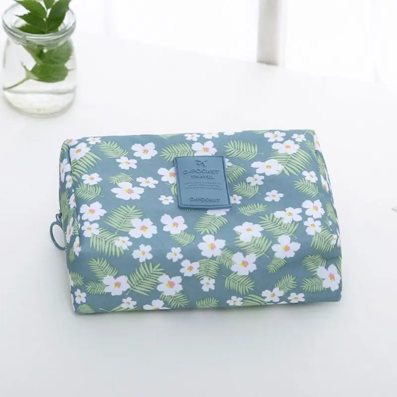 

High Quality Women Floral Waterproof Toiletry Holder Cosmetic Makeup Pouch Pencil Case Bag Purse Organizer