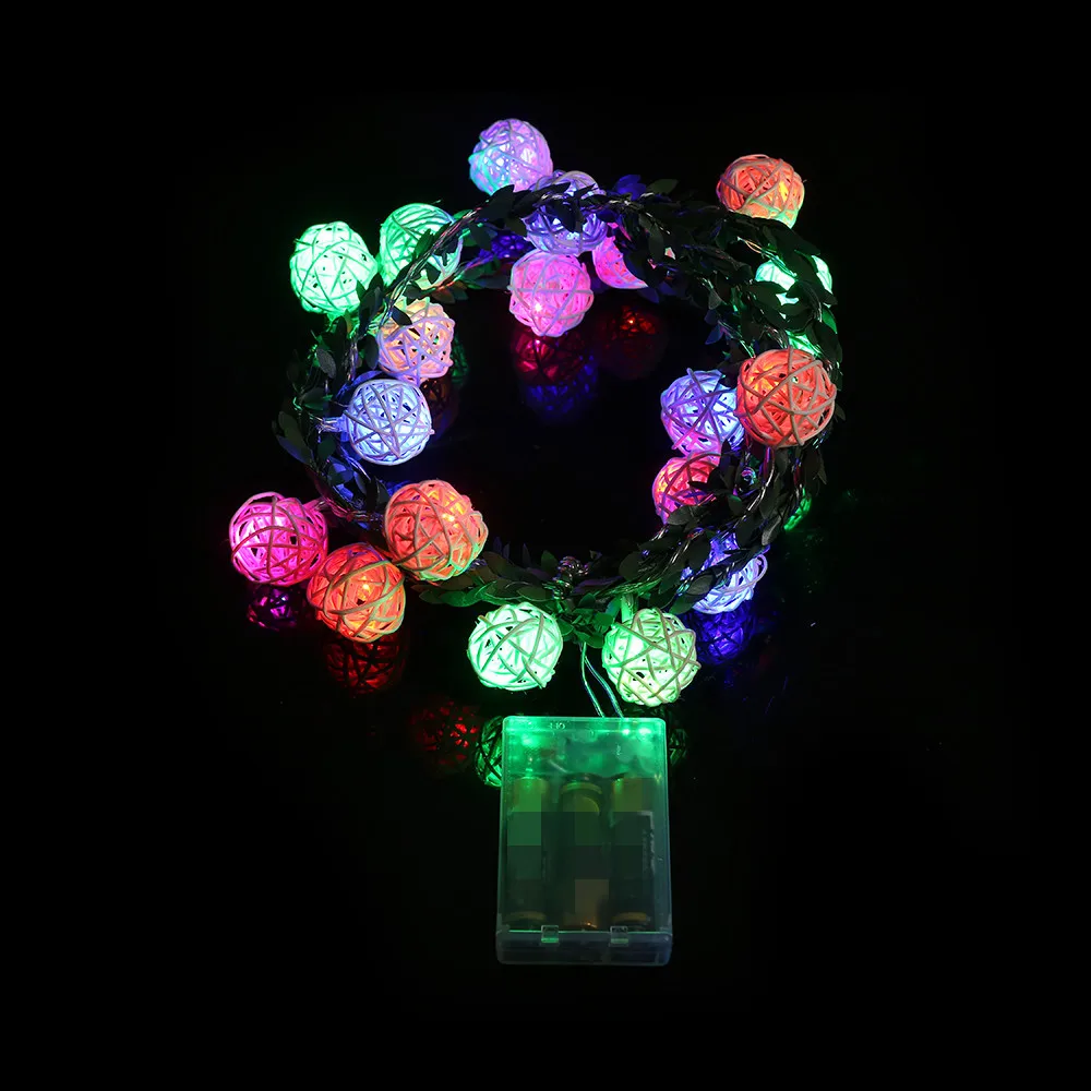 20 LED Battery Box Garden Christmas Colours Sepa Takraw String Lights