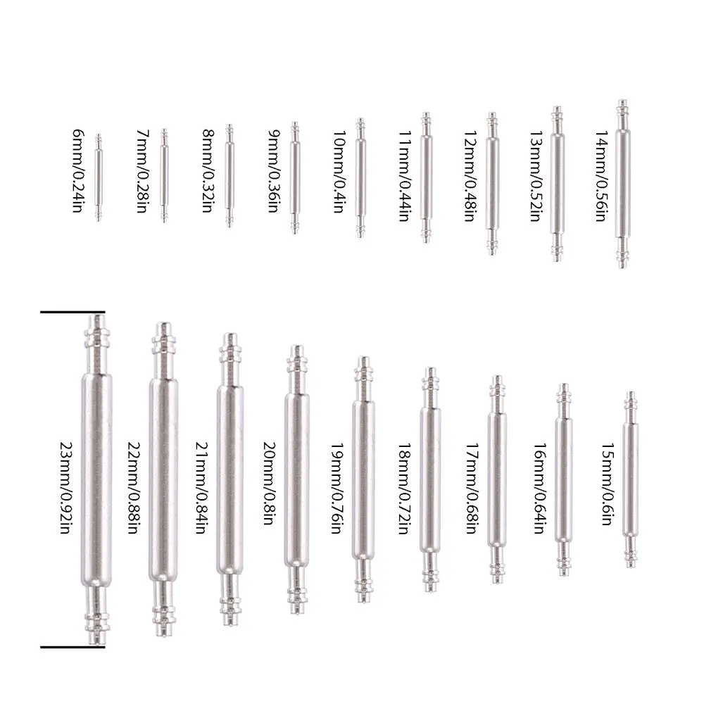 Набор для ремонта часов, 6-2 мм, нержавеющая сталь, ремешок для часов, пружинный браслет, шпильки, часовщик, дропшиппинг