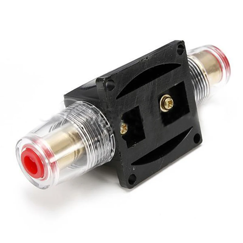New 60A Car Audio Inline Circuit Breaker Fuse Holder 12v 24v System