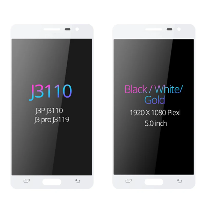 ЖК дисплей 5 0 дюйма для Samsung Galaxy J3110 J3 pro J3109 J3119 сенсорный экран дигитайзер сенсор в