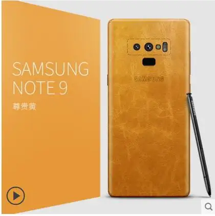 Чехол для samsung Galaxy note 9, роскошный тонкий чехол из натуральной кожи, устойчивый к царапинам, для samsung note 9