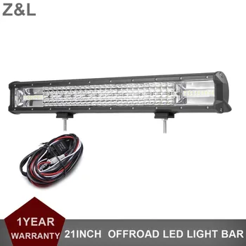 

21 INCH LED WORK LIGHT BAR 12V 24V OFFROAD COMBO SUV TRUCK CAR TRACTOR 4WD RZR 4X4 PICKUP TRAILER BOAT CAMPER DRIVING HEADLIGHT