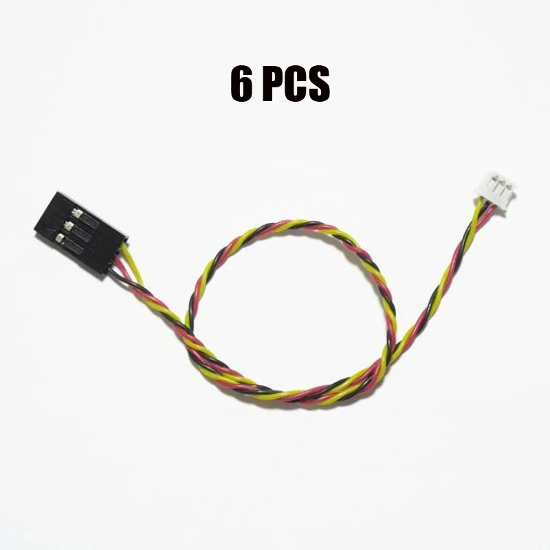 

6PCS Camera Line High Quality Soft Silicone Video Cable 30CM Twisted Pair Wire Cord for RC Drone Sony 700 Line CCD Camera