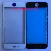DHL Shipping 50pcs/lot Original Front Glass Lens Bezel Frame Assembly for iPhone 6S 4.7″ Outer Screen Touch Panel Replacement