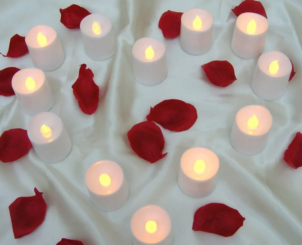 Lumiparty 24 шт. светодиодные свечи мерцание обету Стиль Беспламенного Свечи церкви и дома и decoartion Освещение