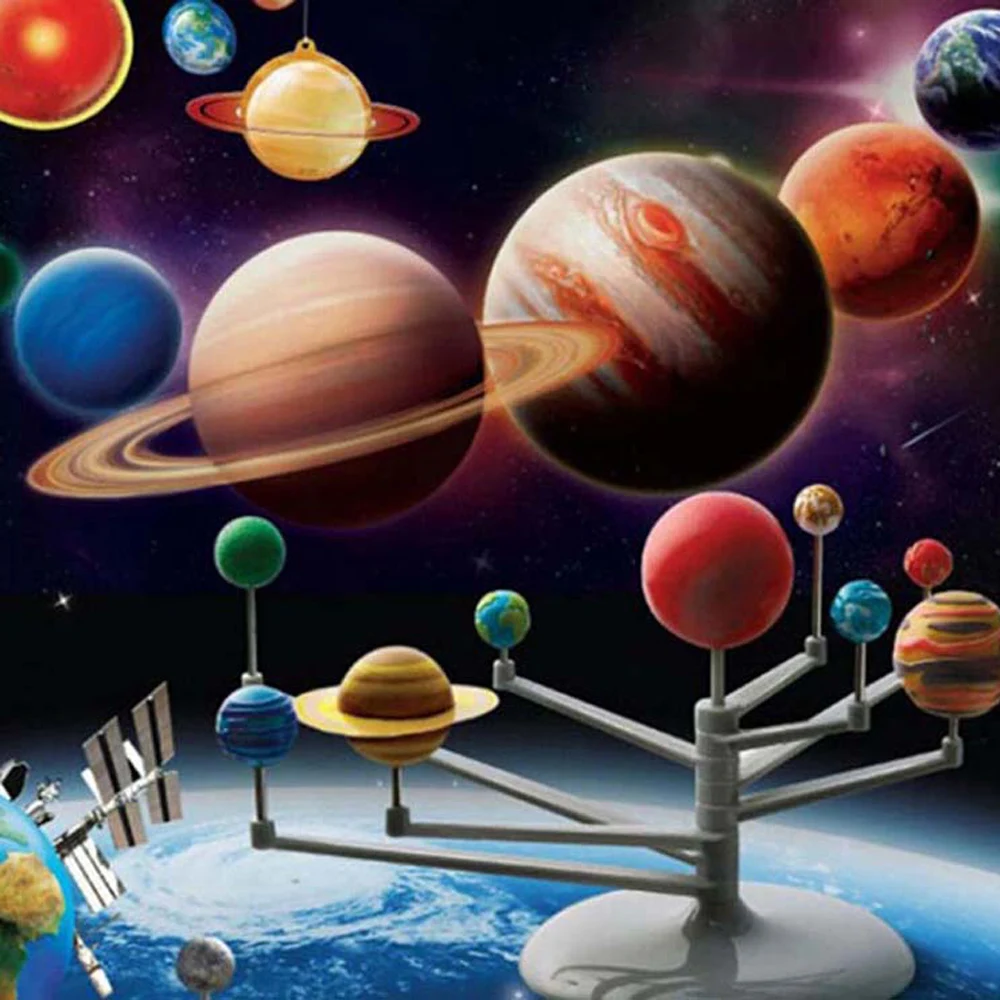 

Solar System Planetarium Model Kit Children Early Learning Educational Toys Astronomy Science Project DIY Kids Birthday Gifts