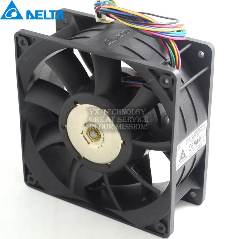 

Delta New GFB1212VHG 12050 12V 3.4A car booster fan violence 120*120*50mm