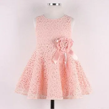

Girls Dress Lace One Piece flower Children Clothing Princess Party Kids Dresses For Girls Costume Kids Wedding Dress 1N5