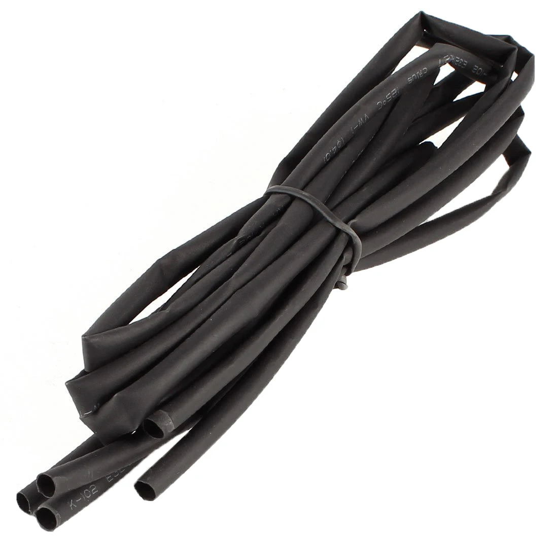 

5 Pcs 4mm Dia. Heat Shrinkable Tube Shrink Tubing 50cm Black