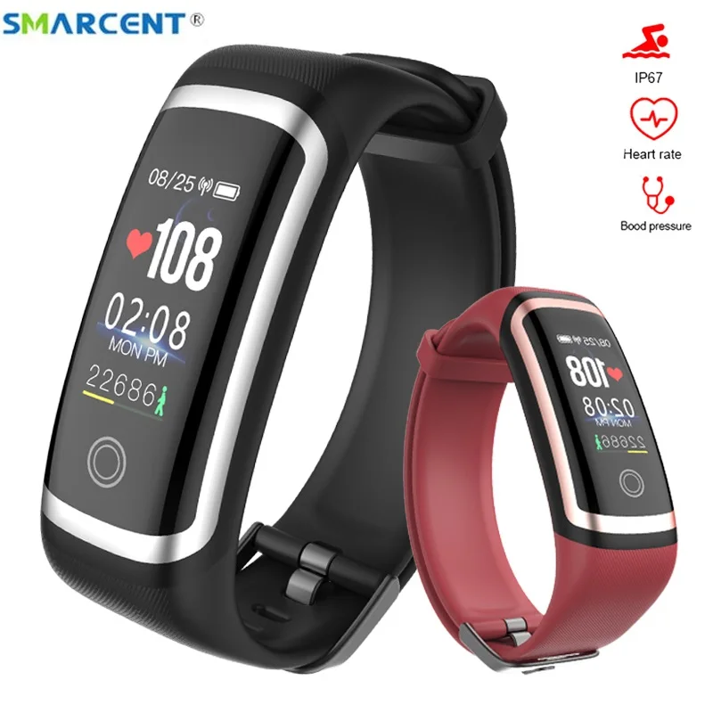 

Original M4 Fitness Tracker M4 Waterproof IP67 Color LCD screen Smart Bracelet Bluetooth Call Reminder Wristband for iOS Android