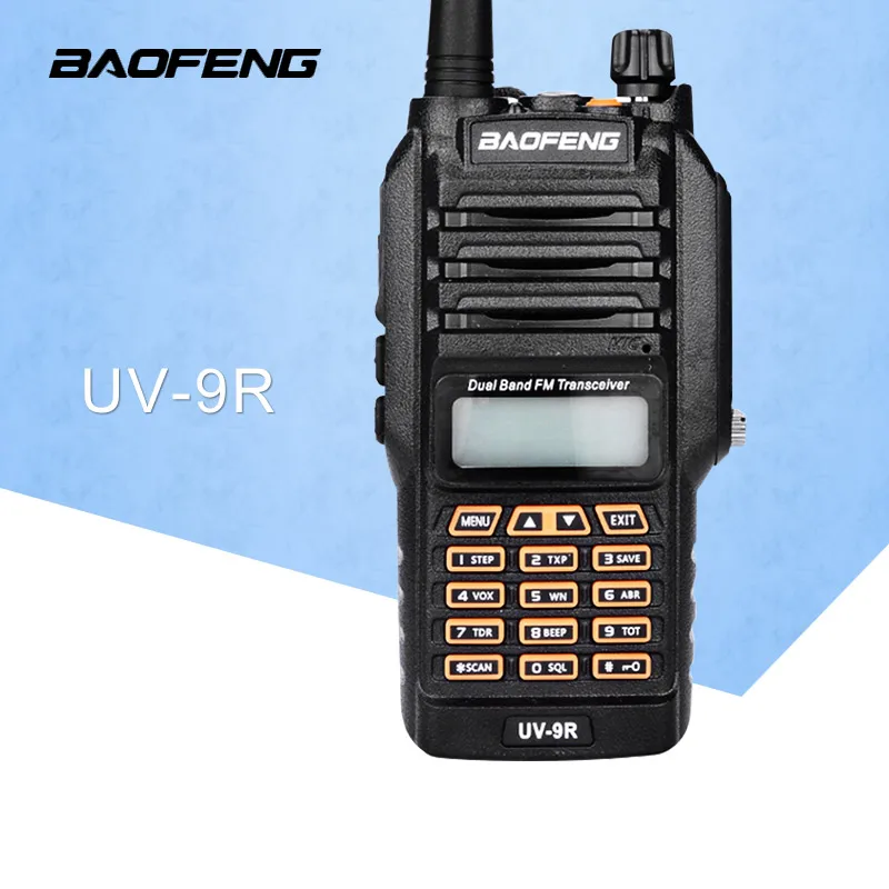 

Baofeng UV-9R Handheld Walkie Talkie 8W UHF VHF UV Dual Band IP67 Waterproof Two Way Radio Interphone Transceiver