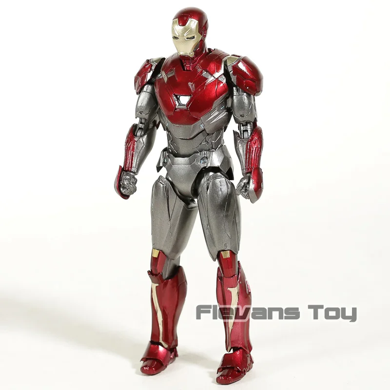 SHFiguarts Marvel Iron Man Mark XLVII MK 47 PVC Action Figure Model Toy 