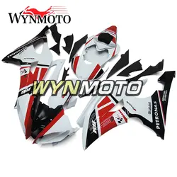 Полный комплект обтекателей для Yamaha R6 2008-2016 08-16 лет впрыска ABS пластмасс Cowling панелей красный, белый мотоцикл корпусов кадров