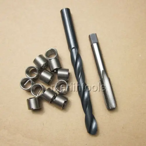 Катушка для ремонта резьбы M14 x 2 0 сверла и крана 12 вставок|drill drill|drill drill drilldrill insert |